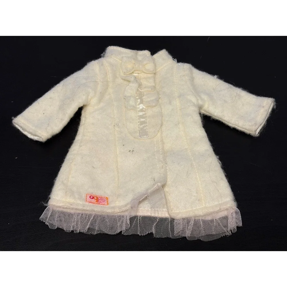 Our Generation Doll Clothes Coat White Wool For 18
